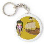 Mad Morgan &amp; Ship Keychain
