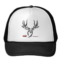 MAD Outfitters Deer Antler Buck Design Trucker Hat