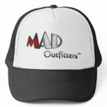 MAD Outfitters Red & Gray Logo Trucker Hat