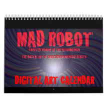 MAD ROBOT DIGITAL ART WALL CALENDARS