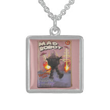 Mad Robot Pulp Cover Personalized Necklace