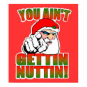 Mad Santa Poster posters by calroofer Mad Santa Poster posters