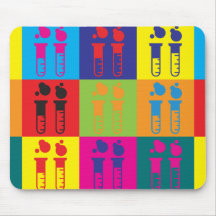 Mad Science Pop Art Mouse Mats