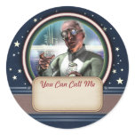 Mad Scientist #1 Name Tag Stickers