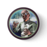 Mad Scientist #1 Round Button