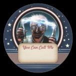 Mad Scientist #2 Name Tag Stickers