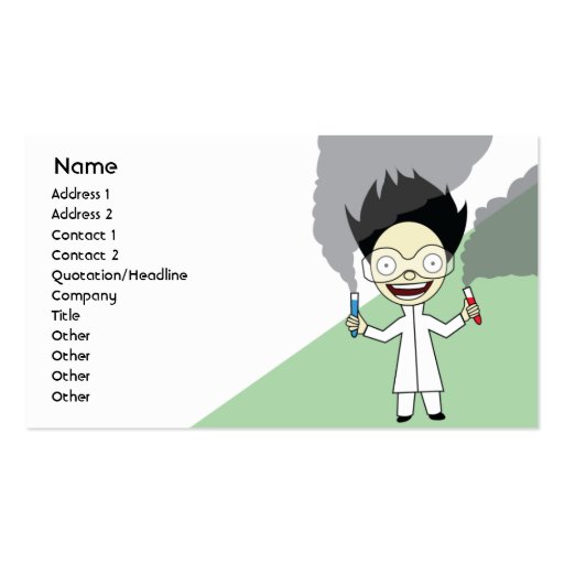Mad Scientist - Business Business Card Templates