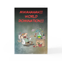 Mad Scientist Greeting Cards