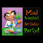 Mad Scientist invitations