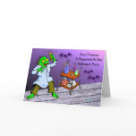 Mad Scientist Halloween Party Invitation Greeting Card