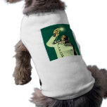 mad scientist holding up test tube doggie t-shirt