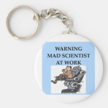 MAD scientist Key Chain