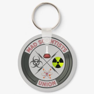 Mad Scientist keychain