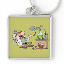 Mad Scientist Key Chain