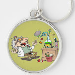 Mad Scientist Keychain