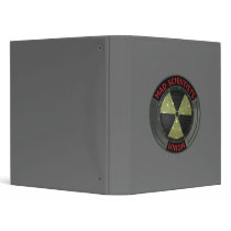 Mad Scientist Radioactive 3 Ring Binder
