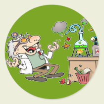 Mad Scientist stickers