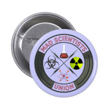 Mad Scientist Union Button