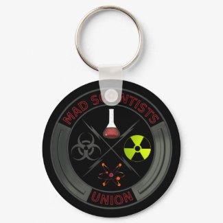 Mad Scientist Union Logo keychain