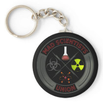 Mad Scientist Union Logo Keychain