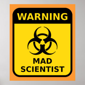 Witty image for printable mad science sign Old Fashioned image for printable mad science sign
