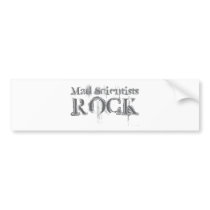 Mad Scientists Rock bumper stickers by busybrain Mad Scientists Rock bumper stickers