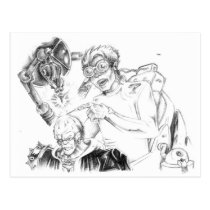 Mad Skillustrator post cards postcards