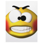 mad smiley personalized letterhead