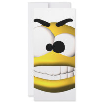 mad smiley rack cards by SmileyFaceStore mad smiley rack cards
