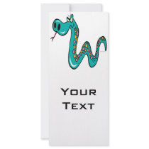 mad snake cartoon boa constrictor rack cards