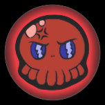 Mad Tako-Chan Round Sticker