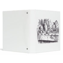 Mad Tea Party 3 Ring Binder