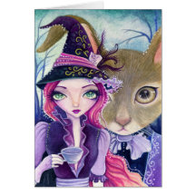 Mad Tea Party- blank card