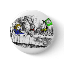 Mad Tea Party Pinback Button