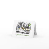 Mad Tea Party Invitations Greeting Card