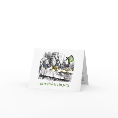 Mad Tea Party Invitations Greeting Card