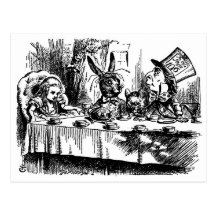 Mad Tea Party Postcard