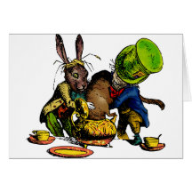 Mad Teaparty Greeting Card