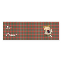 mad tot getting socks for christmas business cards