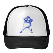 Mad Tweedle Dee Inked Blue Hat