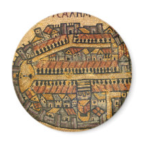 Madaba Mosaic Map Of Jerusalem Magnet