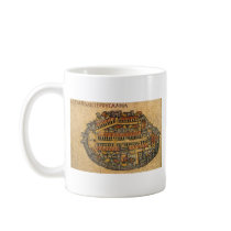 Madaba Mosaic Map Of Jerusalem Mug