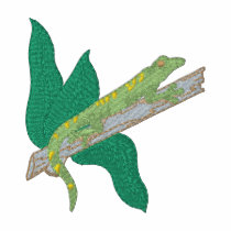 Madagascan Day Gecko embroidered shirts by ZazzleEmbroidery Madagascan Day Gecko embroidered shirts