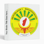 Madagascar Coat of Arms detail Binders