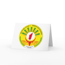 Madagascar Coat of Arms Greeting Card by FlagTshirts Madagascar Coat of Arms Greeting Card