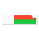 Madagascar Flag Bumper Stickers