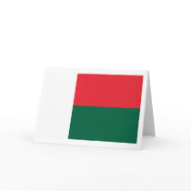 Madagascar Flag Greeting Card by FlagTshirts Madagascar Flag Greeting Card