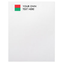 Madagascar Flag Customized Letterhead