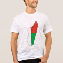 Madagascar flag map t-shirts by FlagStore Madagascar flag map t-shirts