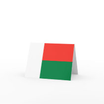 Madagascar Flag Notecard